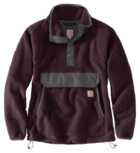 Carhartt Relaxed Fit Fleece Quarter Snap Pullover for Ladies Bass Pro Shops