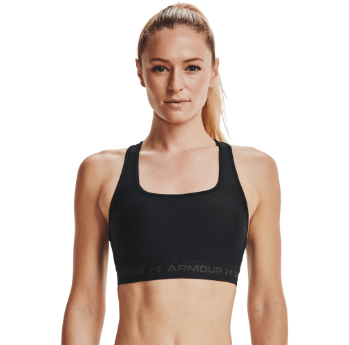 Women's Armour® Mid Crossback Heather Sports Bra