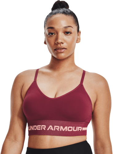 Buy Under Armour Crossback Mid Sports Bras Women Dark Red, Red online