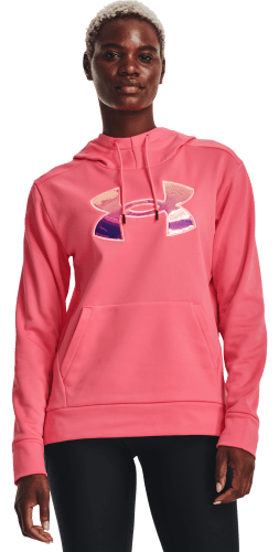 Under Armour Fleece Big Logo Long Sleeve Hoodie for Ladies