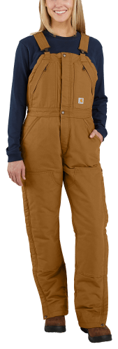 Carhartt® Ladies' Washed Duck Insulated Bib - Fort Brands