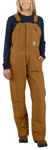 Carhartt Men's Brown Washed Duck Insulated Coveralls