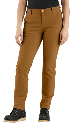 Carhartt Rugged Flex Relaxed Fit Straight Canvas Work Pants for Ladies Bass Pro Shops