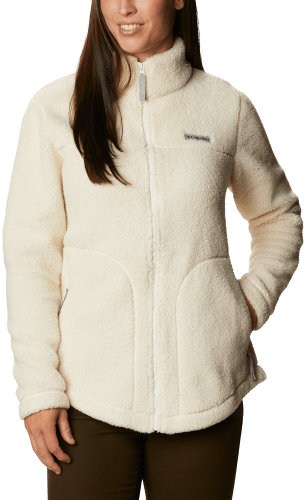 Women's Heavy Wool Pile Jacket - Navy