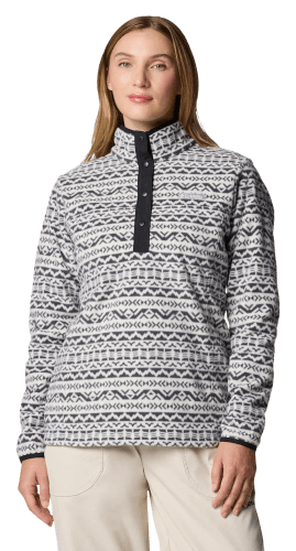 Columbia Benton Springs Printed Half Snap Fleece Pullover for Ladies Cabela s