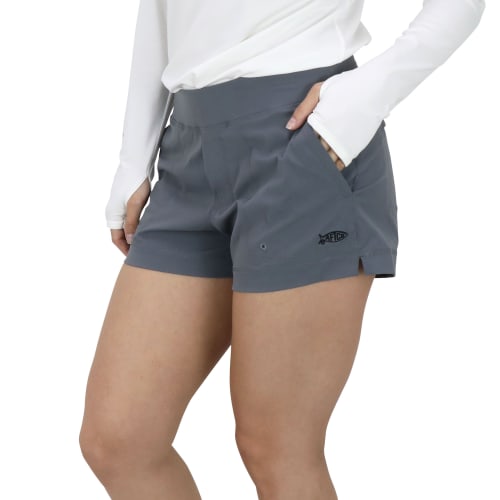 AFTCO Women's Field Shorts / Charcoal / L