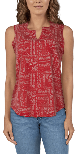bandana print tank