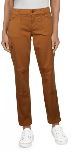 Natural reflections stretch cargo pants for ladies top