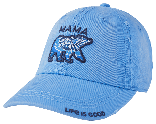 Life is Good Tie Dye Mama Bear Sunwashed Chill Cap