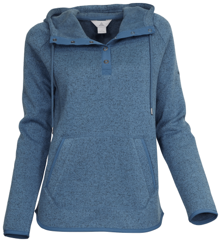 Ascend Expedition Fleece Long Sleeve Hooded Pullover for Ladies