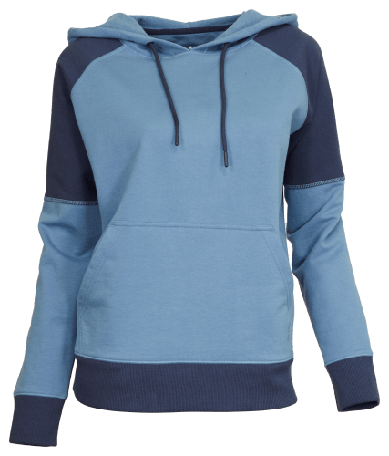 Ascend Colorblock Raglan Long-Sleeve Hoodie for Ladies