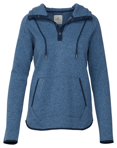 Women's Long Sleeve Fleece Quarter Zip Dress