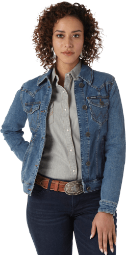 Wrangler Unlined Western Denim Jacket for Ladies Bass Pro Shops