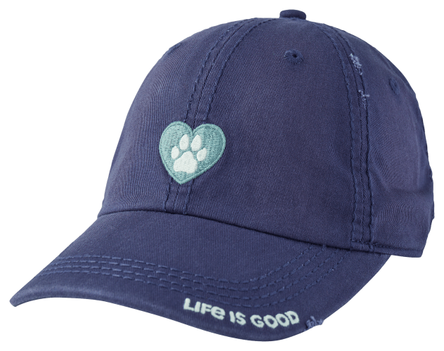 Life is Good Animal Heart Sunwashed Chill Cap
