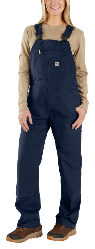 Carhartt Womens Rugged Flex Loose Fit Canvas Bib Overall