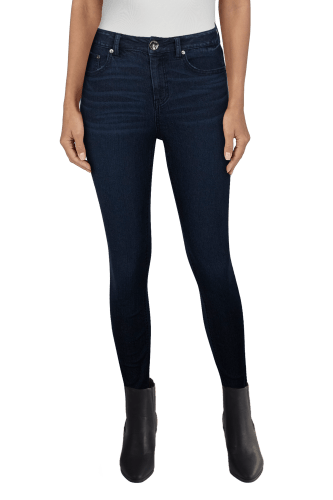 Natural Reflections High-Rise Slim-Leg Jeans for Ladies