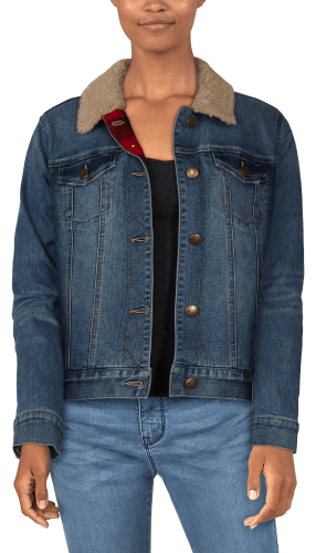 Ladies soft 2025 denim jacket
