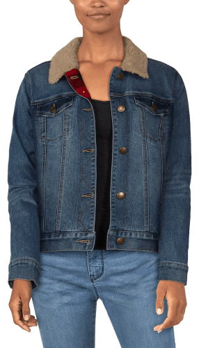 Fleece Lined Denim Jacket