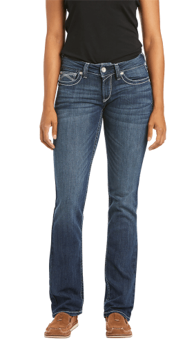 R.E.A.L. Mid Rise Stretch Ivy Stackable Straight Leg Jean