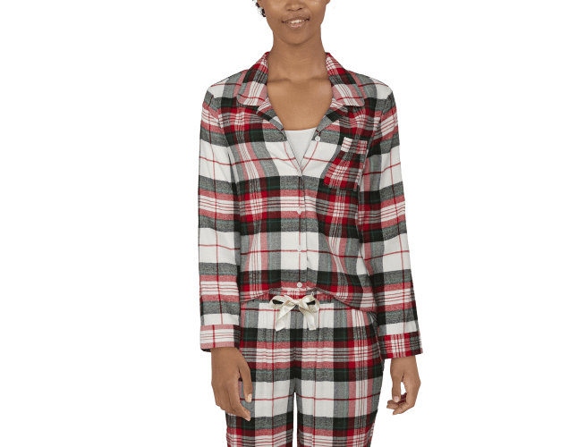 Flannel Pajama Top