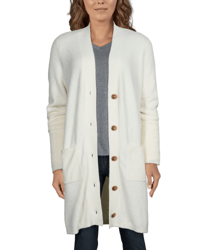Natural Reflections Plush Button Up Cardigan for Ladies Bass Pro