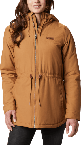 Columbia Women's Copper Crest Long Jacket, Black, X-Small at  Women's  Coats Shop