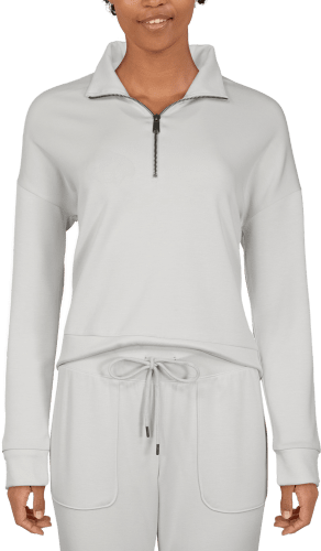 Natural Reflections Harbor Terry Full-Zip Long-Sleeve Hoodie for Ladies