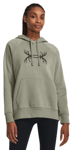 Under Armour Rival Antler Graphic Long-Sleeve Hoodie for Ladies