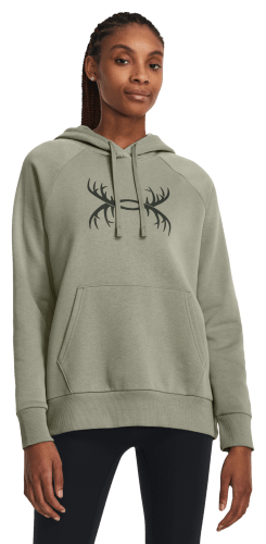 Under armour antler sales logo hoodie