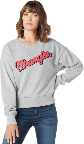 Wrangler Retro Logo Long Sleeve Sweatshirt for Ladies Cabela s