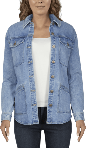 Ladies soft 2025 denim jacket