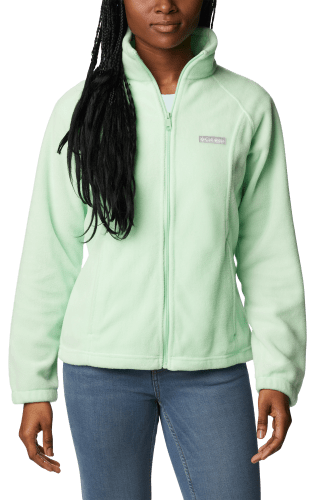 Ladies green hotsell fleece jacket