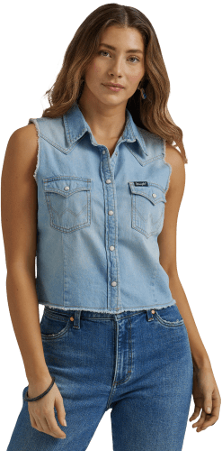 Retro vest tops on sale ladies