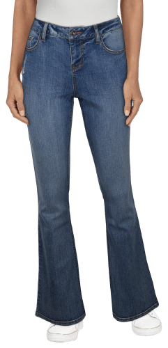 Natural Reflections Corded Pocket Bootcut Jeans for Ladies Bass