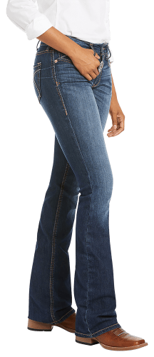 Ariat R.E.A.L. Perfect Rise Bootcut Rosa Jeans for Ladies