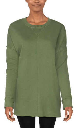 Long length sweatshirt best sale ladies
