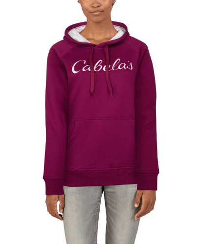 Cabela s GameDay Camo Lettering Long Sleeve Hoodie for Ladies