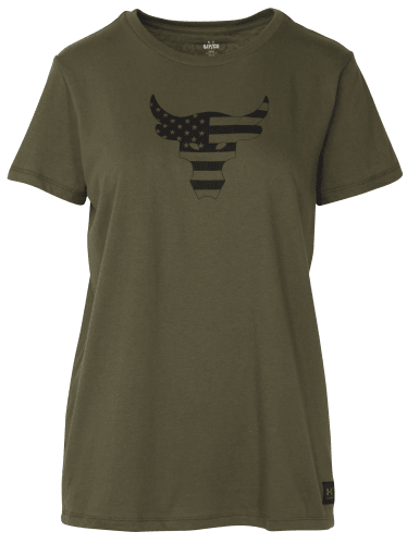 Under Armour Project Rock Freedom Bull Short Sleeve Shirt for Ladies