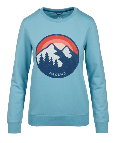 Mountain graphic sweatshirt top