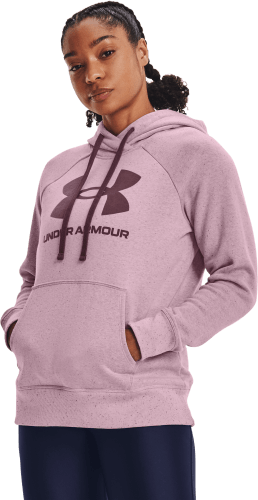 Under Armour Rival Fleece Logo Raglan Long-Sleeve Hoodie for