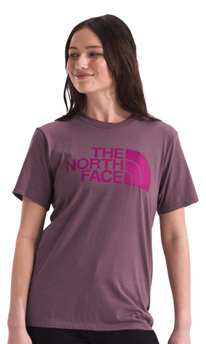 The North Face Half Dome Short Sleeve T Shirt for Ladies TNF Light Grey Heather Pink Moss XXL Cabela s