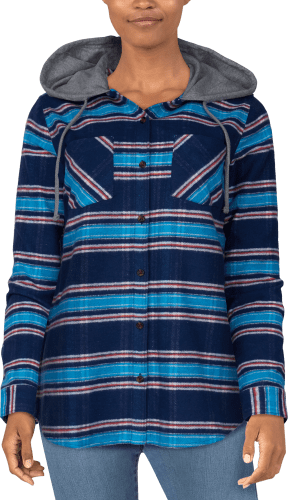 Cabelas hooded flannel top