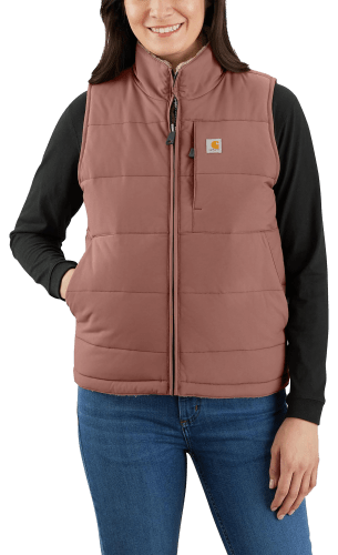 Carhartt Women's Brown Polyester Puffer Vest (Small) in the Work Jackets &  Coats department at