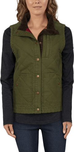 Natural Reflections Quilted Canvas Vest for Ladies Bass Pro Shops
