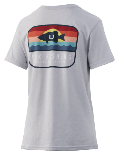 Huk Performance Fishing V-Neck Short-Sleeve T-Shirt for Ladies