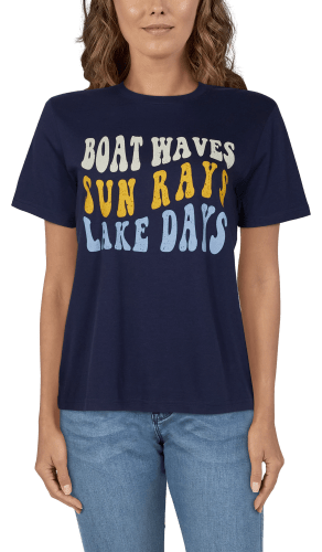 Natural Reflections Boat Waves Short Sleeve T Shirt for Ladies Bass Pro Shops
