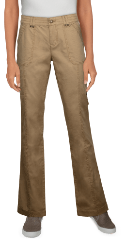 Twill Cargo Pants - Dark khaki green - Ladies