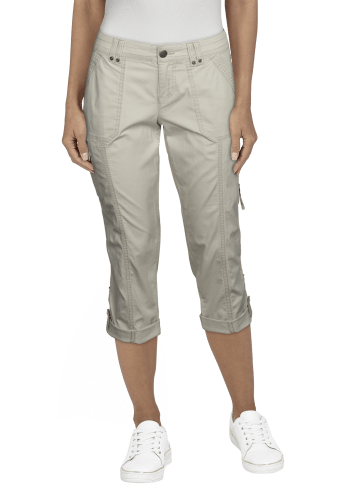 Natural Reflections Camper Cargo Crop Pants for Ladies