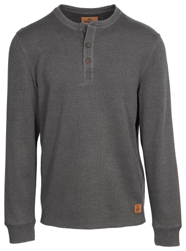 Waffle long sleeve henley shop