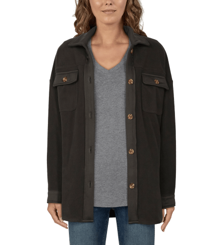 Natural reflections sweater fleece jacket for ladies sale